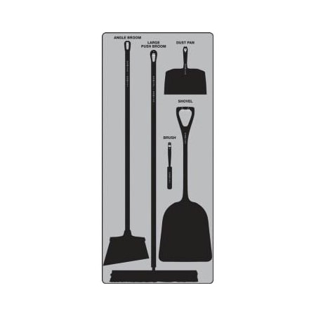 Accuform DRY ZONE STOREBOARDS PSB910GTBK PSB910GTBK